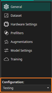 Active configuration