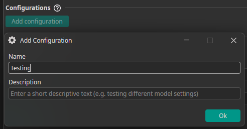 Add configuration