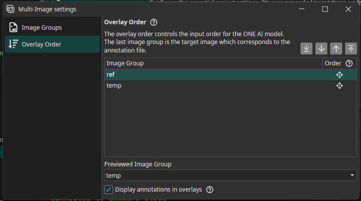 multi image overlay order