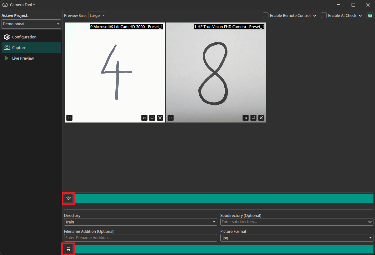 Camera Tool Capture