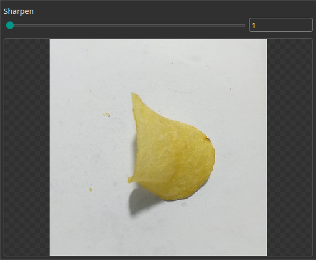 Sharpen Filter before