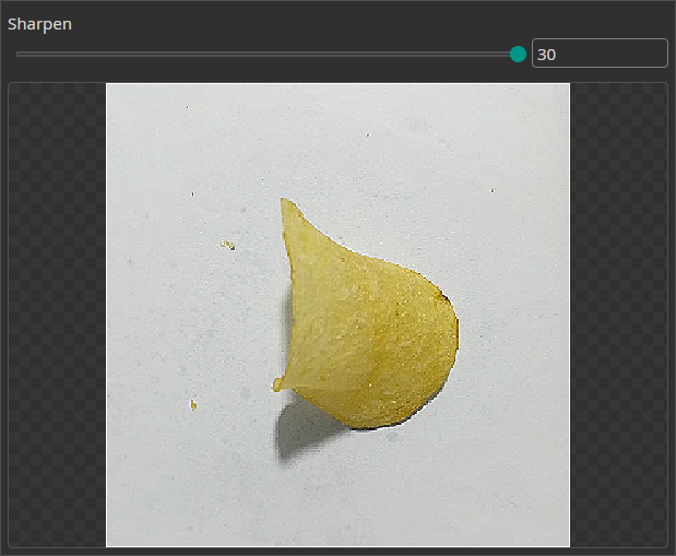 Sharpen Filter after
